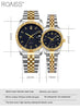 Steel Strap Couple Quartz Watch Set | Luxury His & Hers Matching Watches | Waterproof | KSA