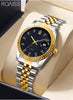 Steel Strap Couple Quartz Watch Set | Luxury His & Hers Matching Watches | Waterproof | KSA