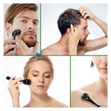 Microneedle Skin Roller | Dermaroller for Face, Hair & Skin Care | Collagen Boosting Beauty Tool