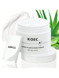 KOEC Blackhead Remover Nose Strips | Deep Pore Cleansing Peel-Off Mask | 60 Stickers for Clear & Smooth Skin